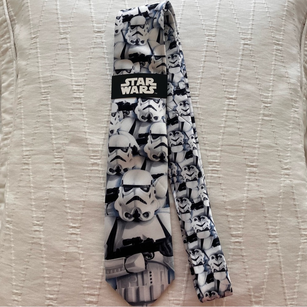 Star Wars Black and White Stormtrooper Necktie
